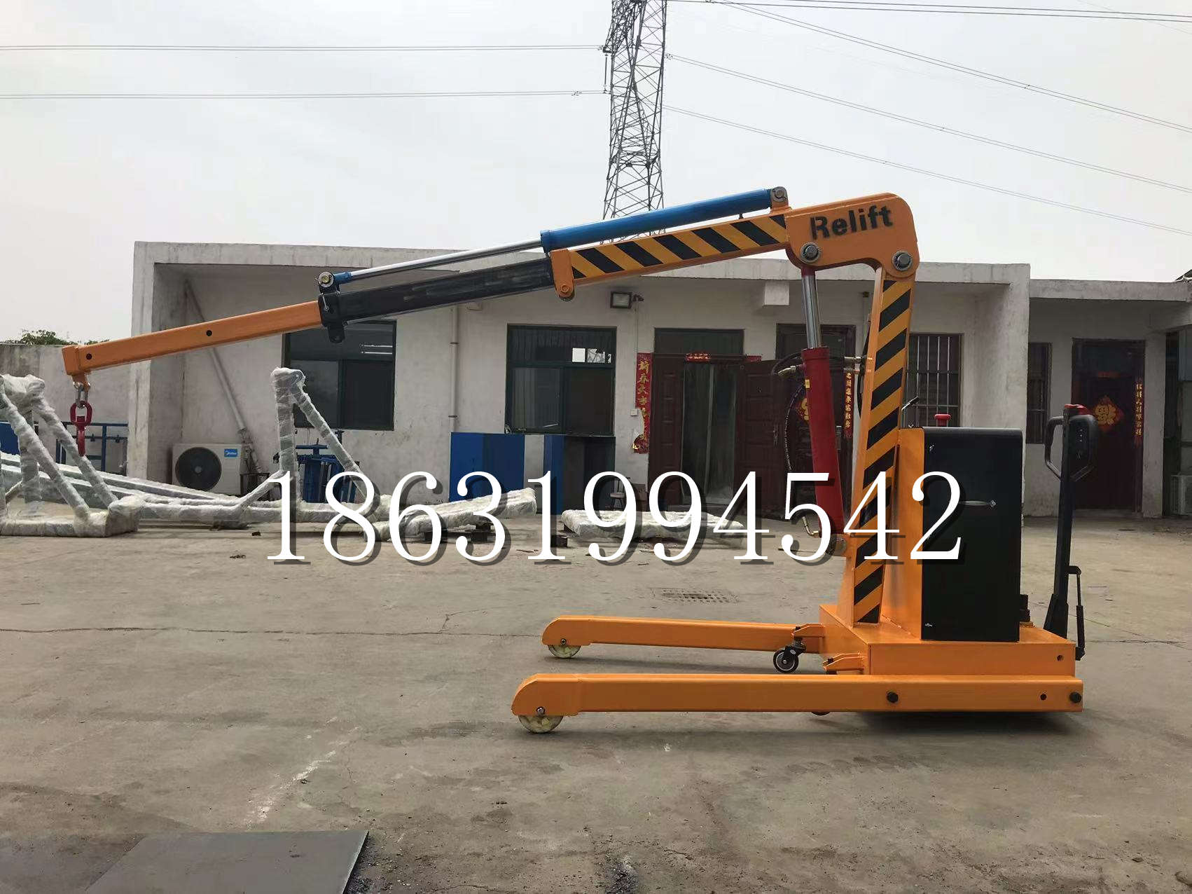 涉县久征定做3吨三轮随车吊 农用园林绿化移树吊 平板工程用小吊机